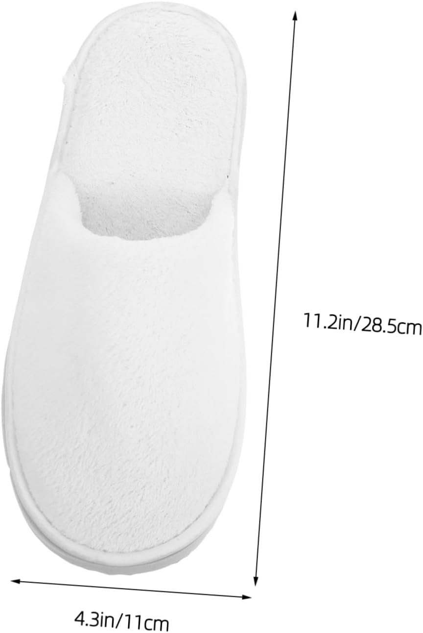FOMIYES Disposable Spa Slippers Non Slip Shower Shoes for Men Women Versatile House Slippers for Guests Stylish Comfortable and Fit for Hotels Spas and Travel