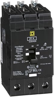SCHNEIDER ELECTRIC EJB34020 Miniature Circuit Breaker 480Y/277-Volt 20-Amp Electrical Box