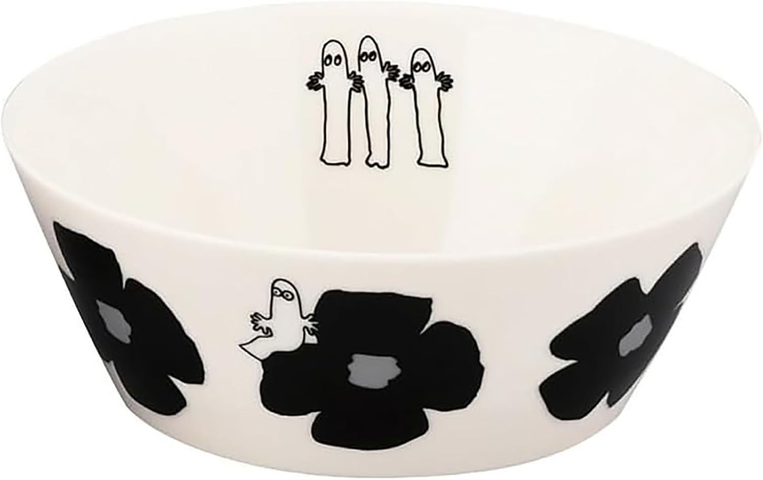MOOMIN MM10001-352 Kukat 3.5 Bowl Diameter 3.3 x Height 2.2 inches (200 ml), Moomin, Yellow Scandinavian Miscellaneous Goods, Present, Gift, Tableware Collection