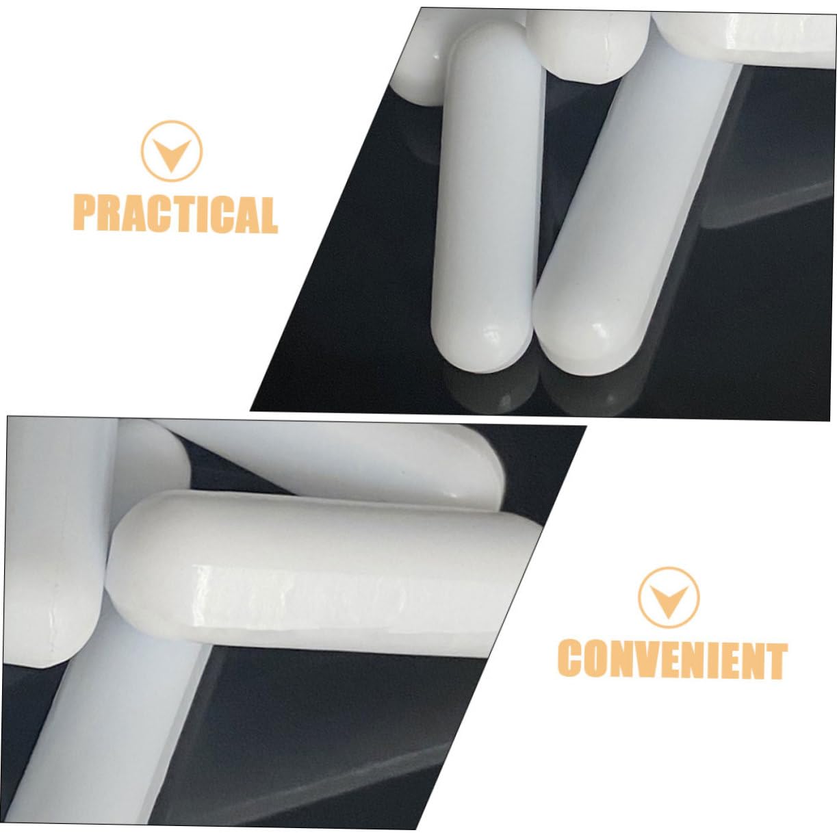 Holibanna 16 pezzi Barra Agitatrice Ptfe Cilindrica per Laboratorio Resistente e Liscia per Miscelazione Precisa e e Reagenti