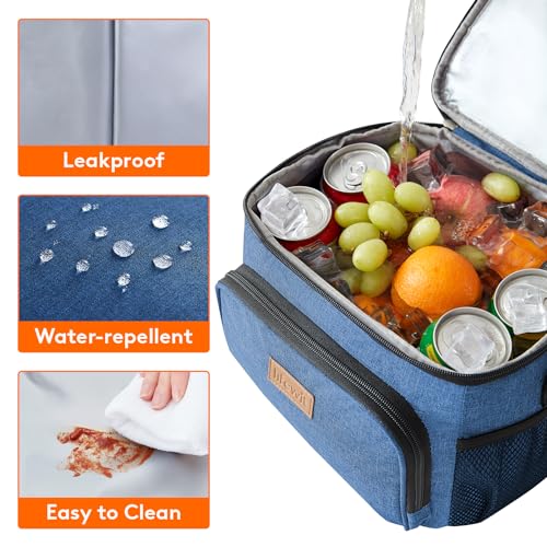 Lifewit Insulated Lunch Bag for Men Thermal Lunch Box for Women Cool Bag Reusable Leakproof Lunch Tote Bag with Adjustable Shoulder Strap for Adult for Work/Picnic/Beach - Image 4