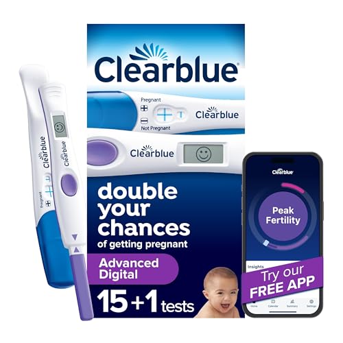 clearblue advanced digital ovulation test kit 16 ct