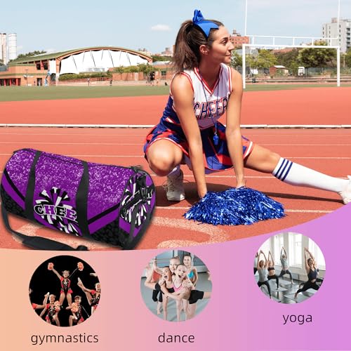 Personalized Cheerleading Bag for Girls, Custom Cheer Sport Duffel Bags with Name, Gym Bag for Cheerleaders Gift3