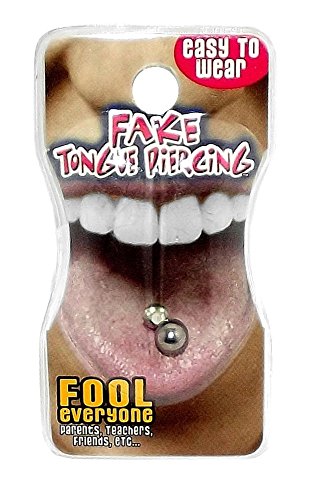 Fake Tongue Piercing