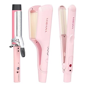 Amazon.com : VODANA Professional Hair Irons Bundle, Glamwave