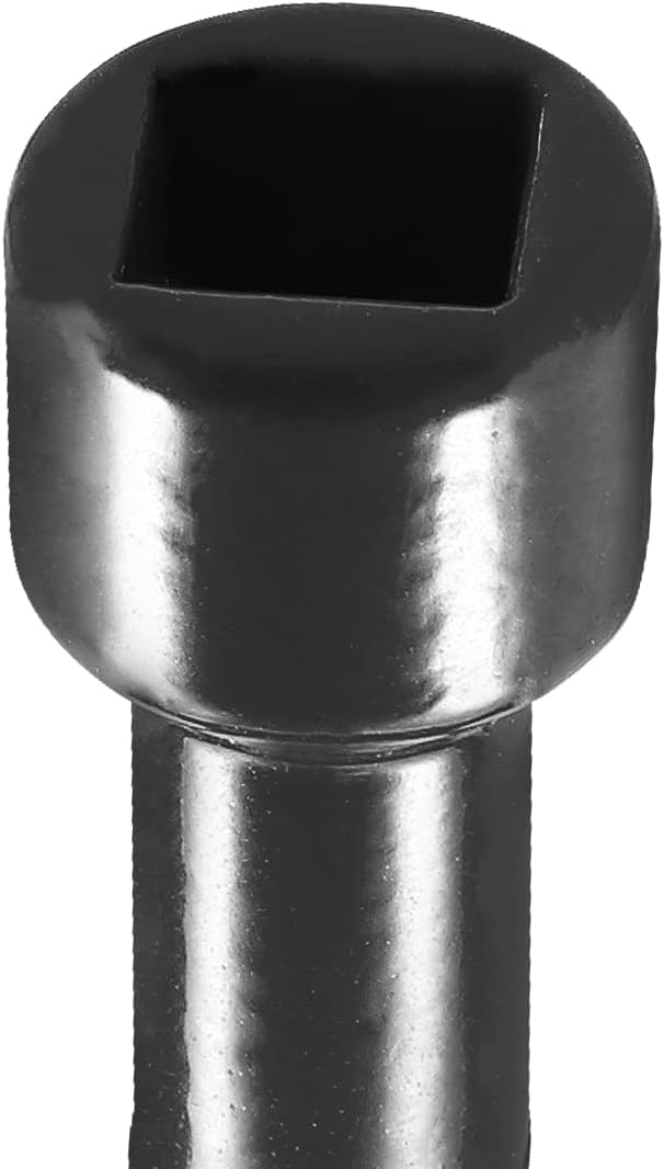 Jiozermi 3 Pcs 4-Way Multi-Functional Utilities Key, Plumbing Key, Triangle Square Wrench, Opening Key for Water Gas Electric Meter Box, Black