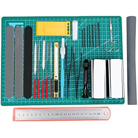 WiMas 25PCS Gundam Model Tools Kit, Hobby Building Craft Set for Basic Model Building Repairing and Fixing Cover