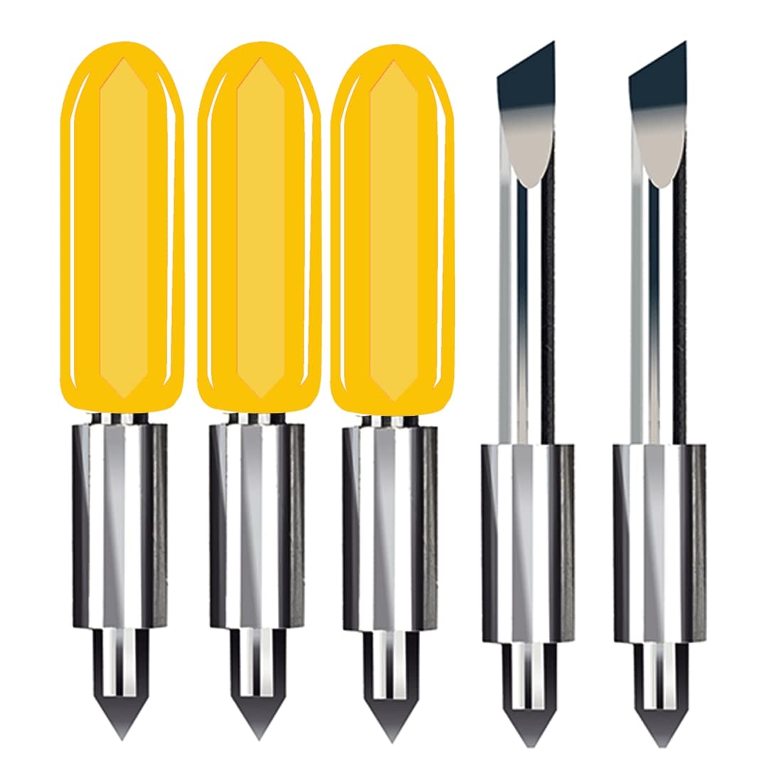 Printer Accesstories 5pcs 30 Degree CB15 Plotter Vinyl Cutter Plotter Knife Blades for Graphtec Silhouette Cameo 3 2 1 Portrait 1 2
