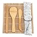 Produktbild 9 teile / satz Bambus Sushi Kit Enthält 2 Rollmatten, 5 Paar Essstäbchen mit Aufbewahrungstasche, Paddel, Spreizer Anfänger Sushi Making DIY Kit