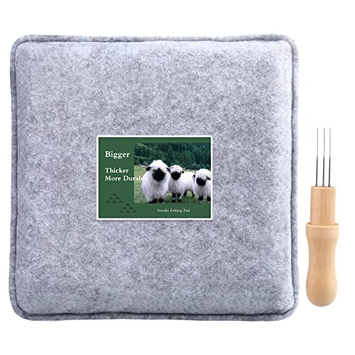 Almohadilla de fieltro de aguja Namner de 9.84x9.84 pulgadas para tardes de manualidades en casa