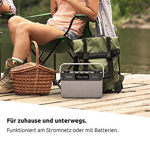 TechniSat TECHNIRADIO 8 - Portables Digitalradio mit Tragegriff (DAB+, UKW, Stereo, Sprachansagen, Radiowecker… - Image 5