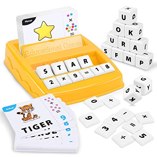 Educational Matching Letter Game, Sight Word Games, Interactive Game Toys. for Kids Toys Educational Learning Toys for Boys Girls Birthday Party Gifts for 3 4 5 6 Year Olds