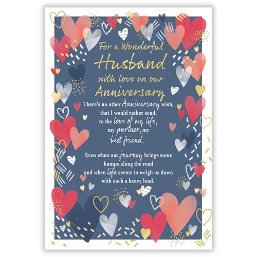 IC&G Wonderful Husband Anniversary Card
