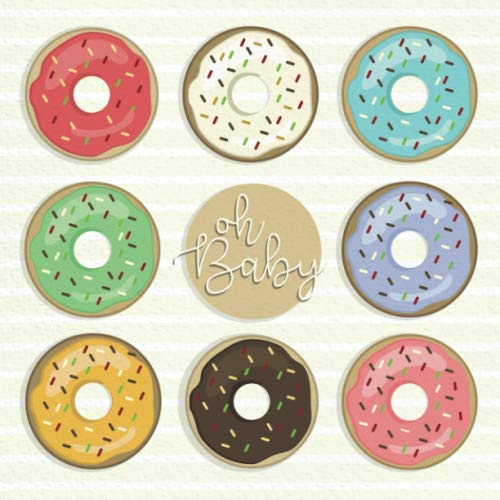 Oh Baby: Baby Shower Guest Book with doughnut / donut ...