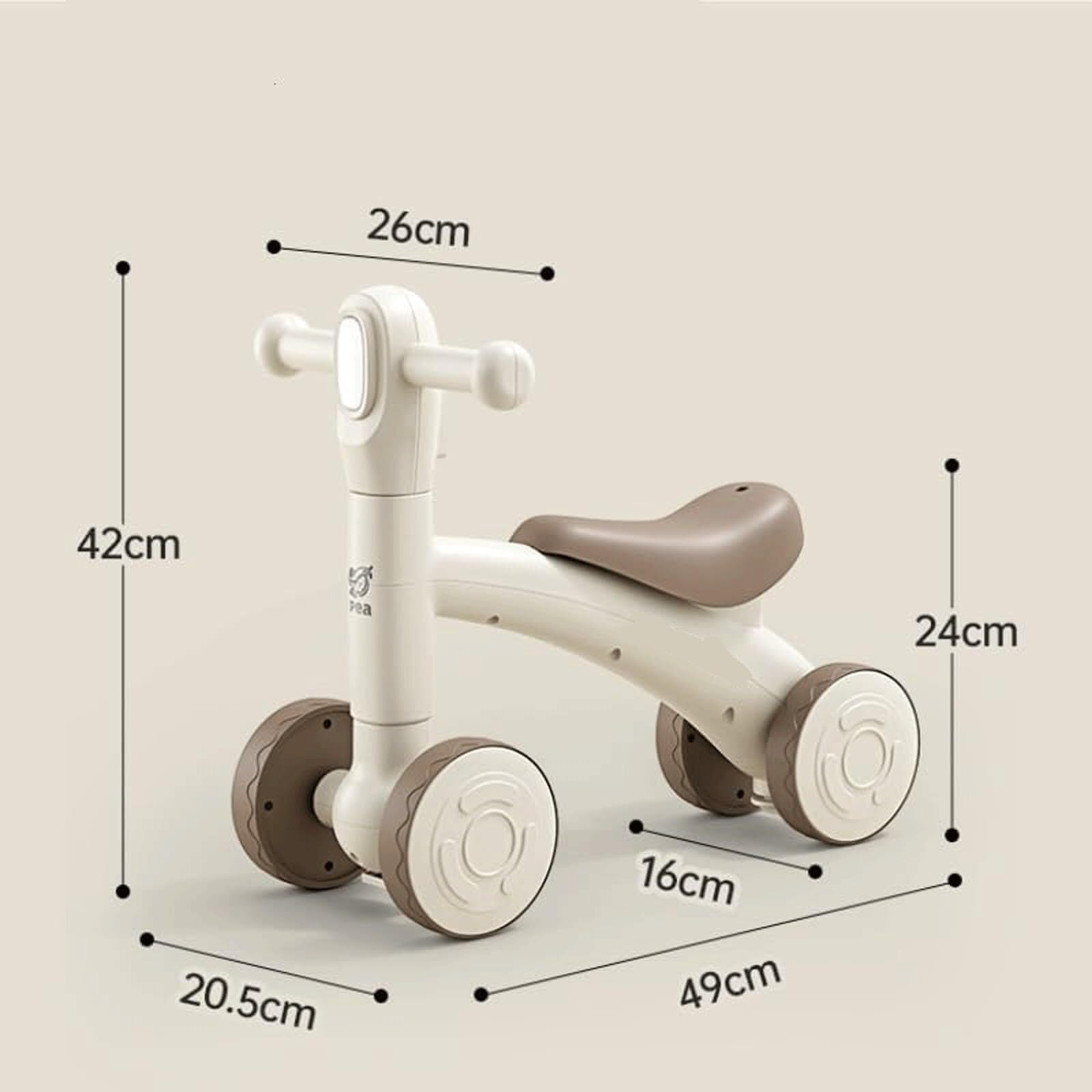 Draisienne 2 en 1Wiggle voiture silencieuse roues détachables