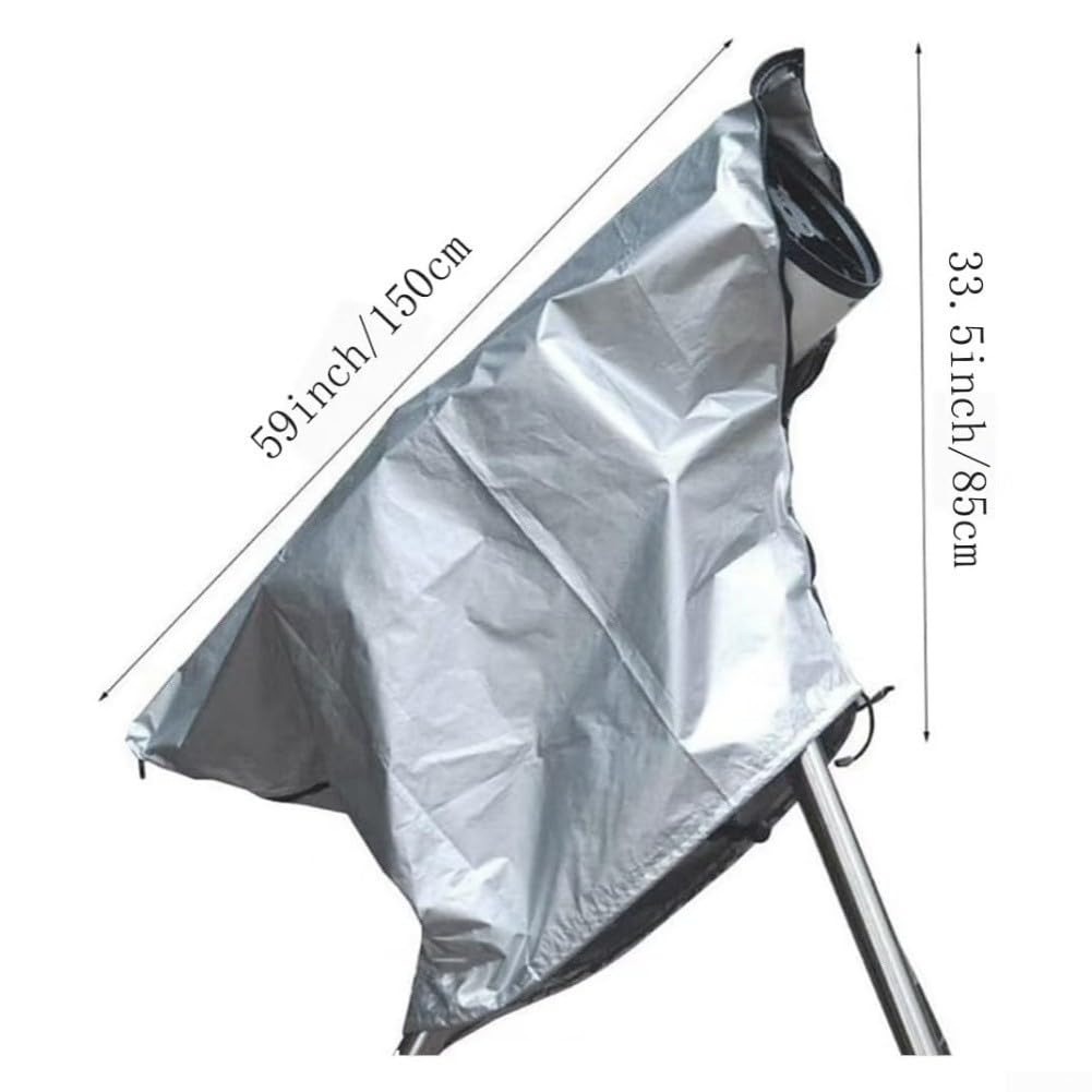 Housse de télescope en tissu Oxford 210D – Protection étanche à la poussière avec cordon de serrage réglable (B)