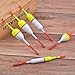 JOGFFDE Fishing Floats and Bobbers Slip Bobbers for Fishing Spring Oval Stick Floats Slip Bobbers for Crappie Catfish Trout Fishing (2.36in*0.67in*5.63in-10pcs)