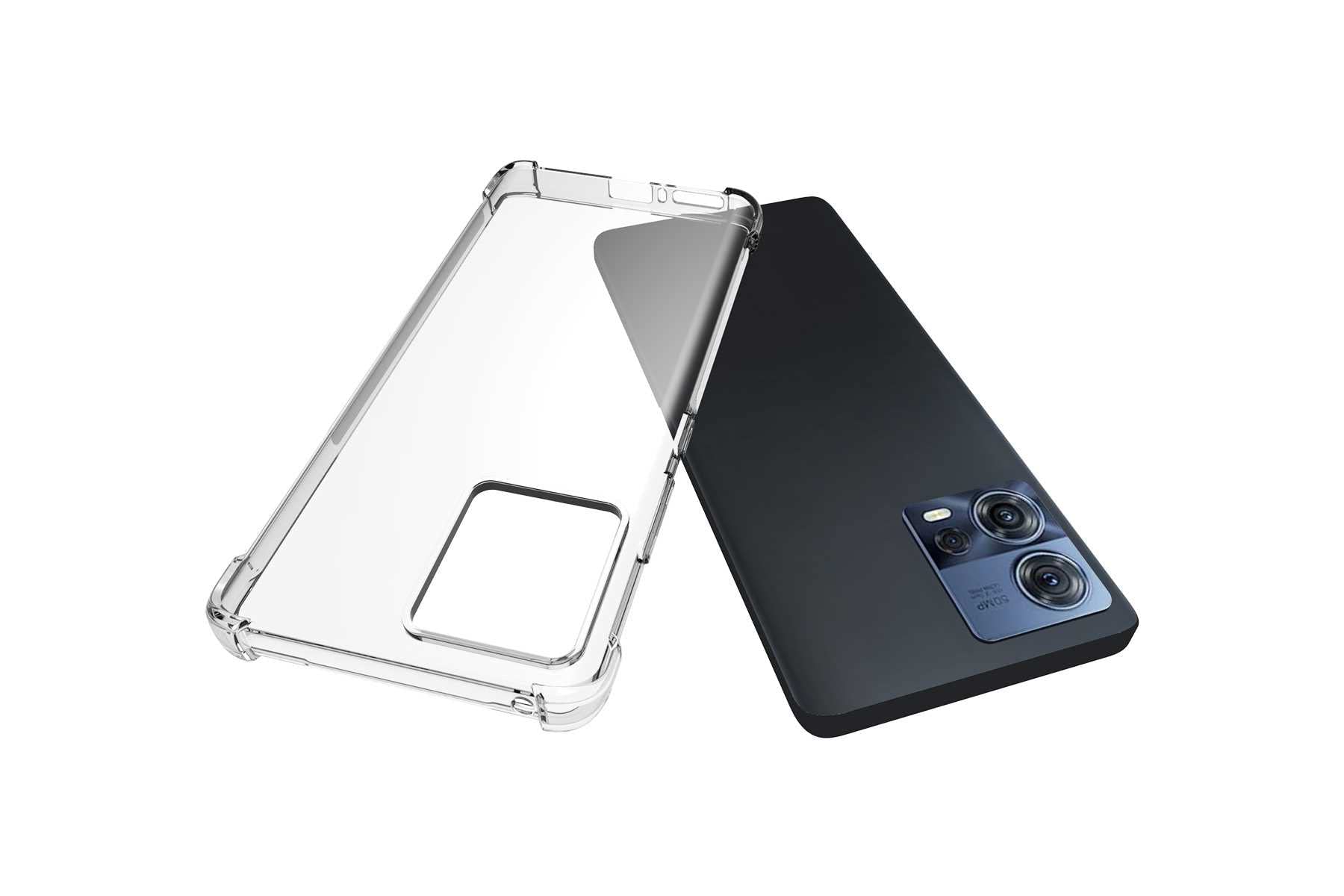 Custodia Soft Armor Per Motorola Edge 20 (6.7″) – TPU 1,5 Mm, Angoli Rinforzati, Protezione Fotocamera, Trasparente Antiscivolo - 3