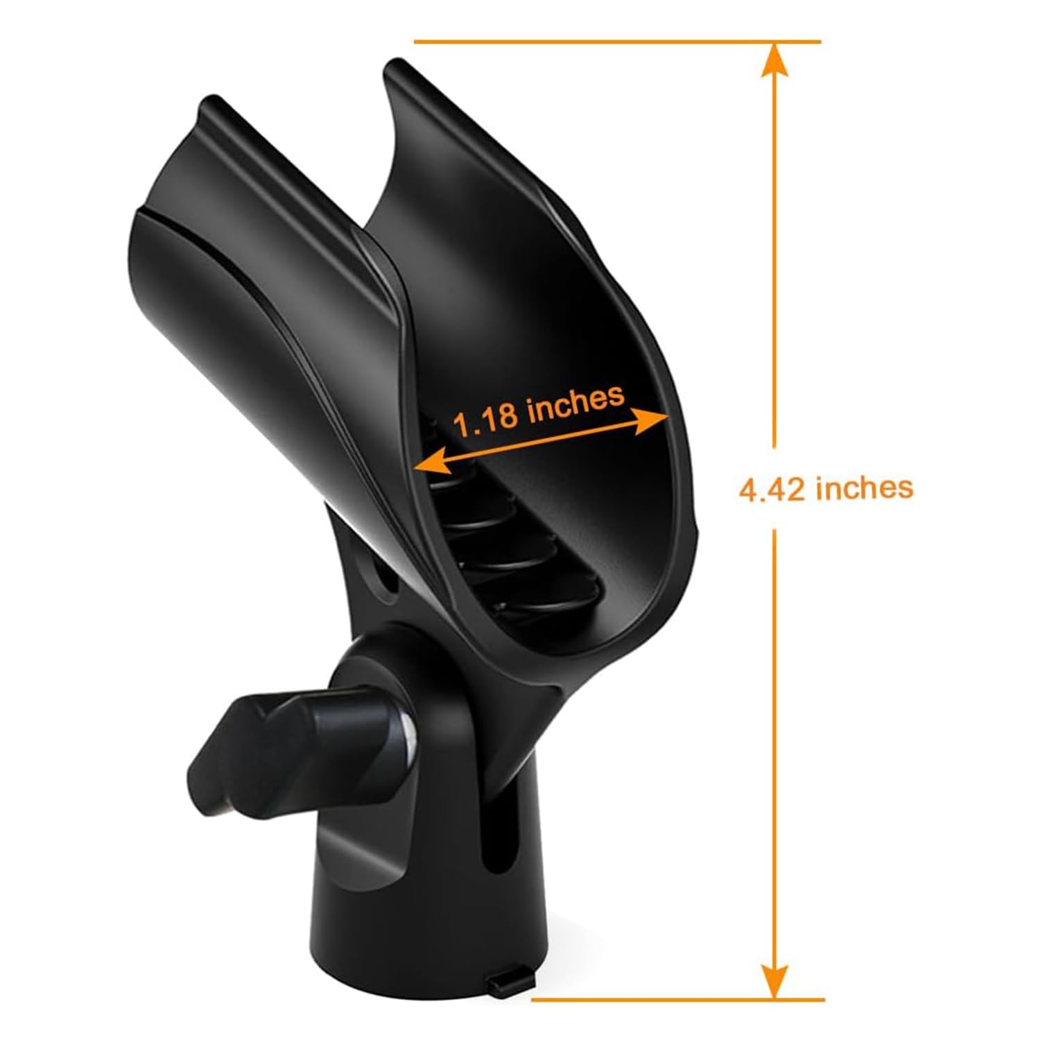 5 sztuk uniwersalnych klipsów do mikrofonu, regulowany uchwyt na klips do mikrofonu, z wtyczką 5/8 na adapter śrubowy 3/8