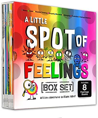 A Little SPOT of Feelings 8 Book Box Set (Book 25-32: Empathy, Frustration, Calm, Belonging, Worry, Boredom, Flexible Thinking, & Feelings Detective)