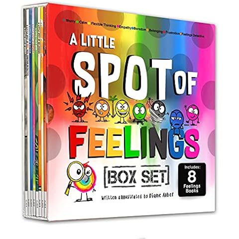 A Little SPOT of Feelings 8 Book Box Set (Book 25-32: Empathy, Frustration, Calm, Belonging, Worry, Boredom, Flexible Thinking, & Feelings Detective) Cover