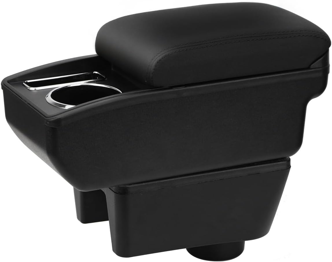 Liliheng Car Centre Console Armrest Box For Fiat 500X, Large Capacity Car Retrofit Arm Rest Storage Box Interior.