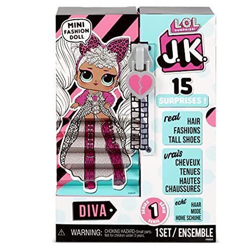LOL Surprise JK Mini Muñeca de Moda Diva con 15 Sorpresas miniatura 3