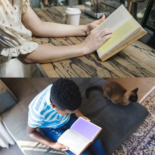 image for TOTiyea 20 Pieces 11IN x 8.5IN Colored Overlays for Dyslexia, Dyslexia