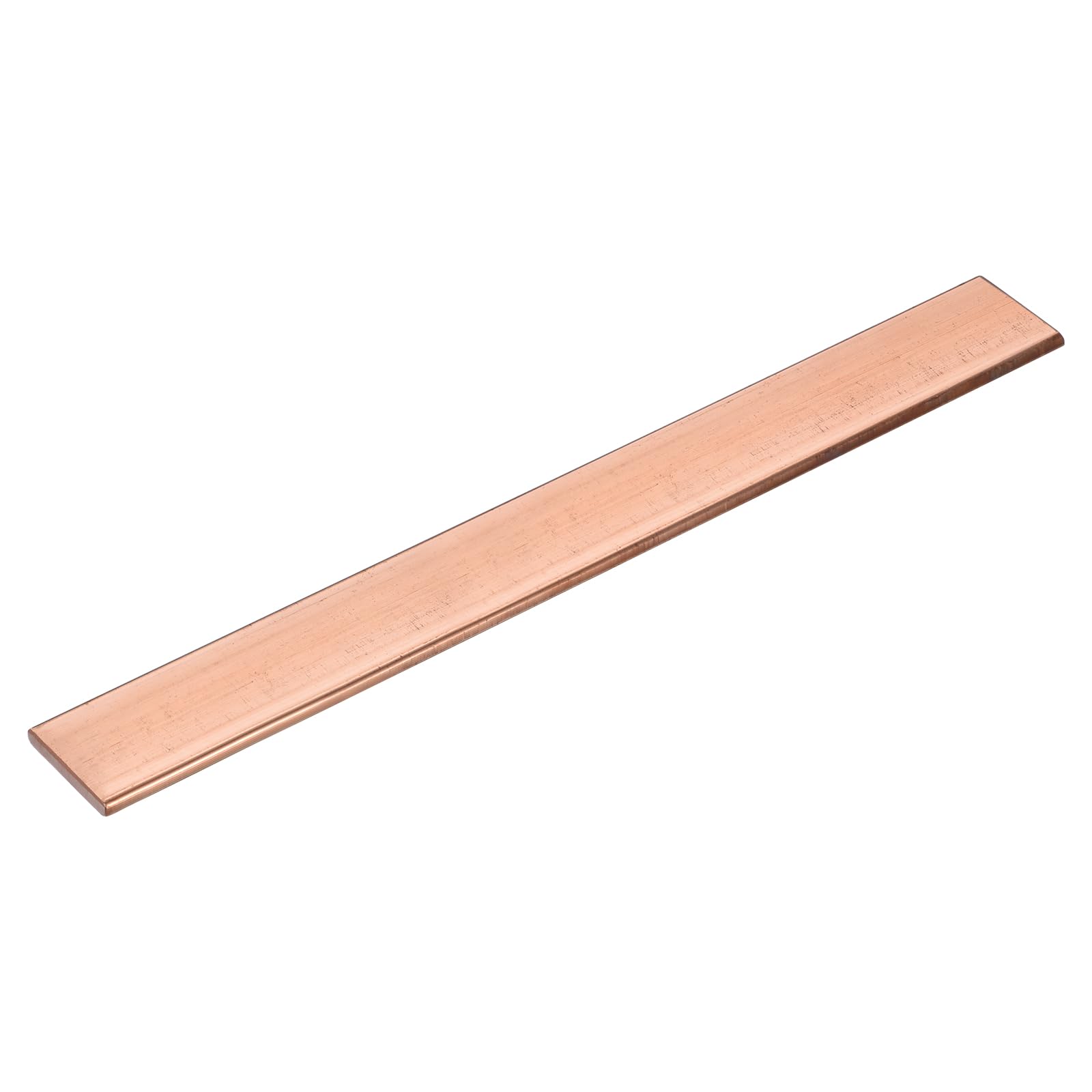 sourcing map Barre Plate en Cuivre, Épaisseur de 0,2" x Largeur de 0,98" x Longueur de 7,87", Plaque de Cuivre pour Barre Omnibus pour L'Électricité (5mm x 25mm x 200mm)