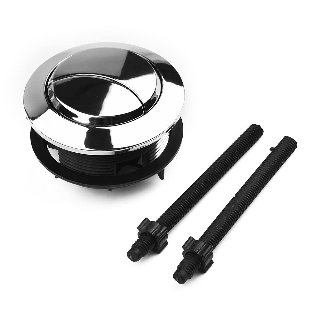 Kit de llenado de Cisterna de Inodoro, Piezas de Relleno de Cisterna de Inodoro de Doble Raso, Kit de baño Universal, Apto para Kits de reparación de Altura de Cisterna de 18 a 24 cm