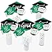 Big Dot of Happiness Green 2025 Graduation Party Centerpiece Sticks - Table Toppers - Set of 15