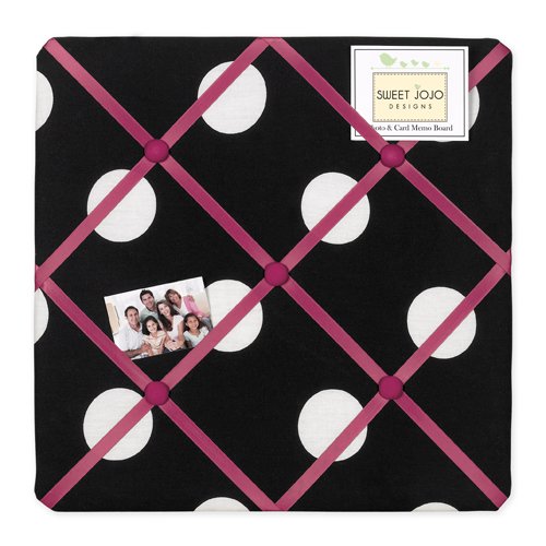 Sweet Jojo Designs Hot Dot Modern Fabric Memory/Memo Photo