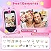 AOOKYMEL Kids Smart Phone Toys, Unicorns Gifts for Girls Age 6-8, Touchscreen MP3 Player Learning Toys with Dual Camera, Chrismas Birthday Gifts for 3 4 5 7 9 Years Old Kids with 8G SD Card (PH05U)