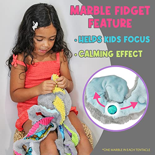 Image of MEAVIA Sensory Octopus Plush Toy, Reversible Fidget, 1 Lb. Weighted