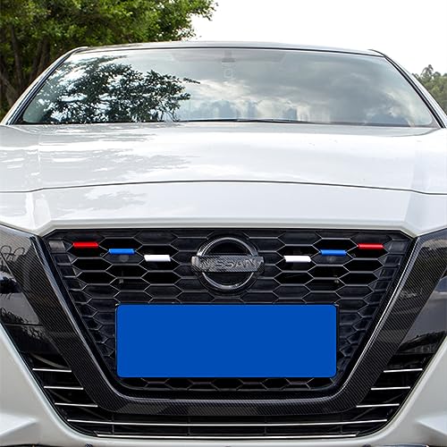 Image of ZiWen Sport Colorful Front Grilles Grill Trim For Nissan Altima 2019-2021 | Easy installation,insert grille trims,classy and beautiful modification,make the car front end better,standout from others.
