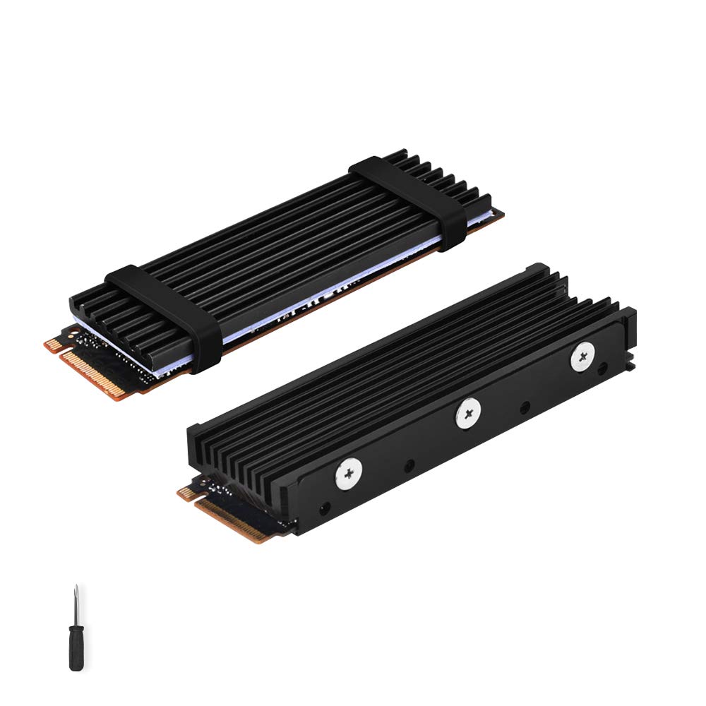 ELUTENG M.2 2280 Heatsink, DoubleSided Heat Sink Alloy Aluminum NGFF