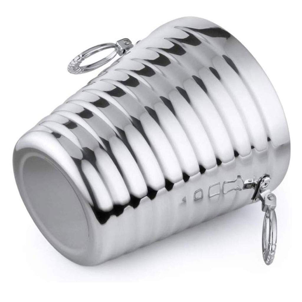 Secchiello per Il Ghiaccio, Secchiello per Il Ghiaccio - Doppio Secchiello per Il Ghiaccio in Acciaio Inox Bar Secchiello per Champagne Secchiello per Il Ghiaccio a Botte di Vino