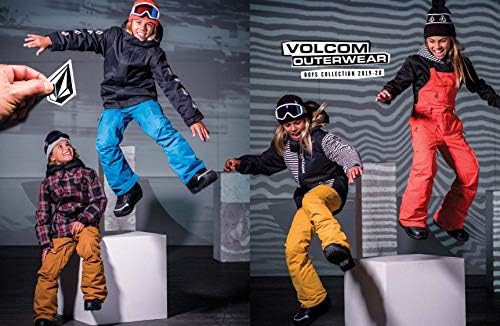 Volcom Boys' Holbeck Insulated Snowboard Winter Jacket, Resin Gold