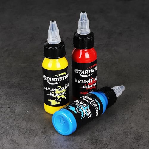 Gtartistoo 0010 Ink Professional 1Oz(14 Colors 30Ml) Vegan-Friendly Pigment Ink Supplies Ink thumb #3