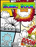 Comic Book for Kids Creat Your Own Comic Book: Blank Comic Book for Kids 4-8 Age with Many Templates to Write Stories