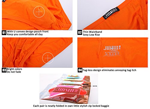 Ykc Jinshi Mens Briefs String Bikini Sexy Thong Underwear 12-Pack L #TOP6
