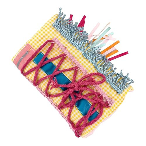 Colaxi フィジェットブランケット 感覚玩具 大人用 多機能 介護施設活動用 リストカフ枕, Style A