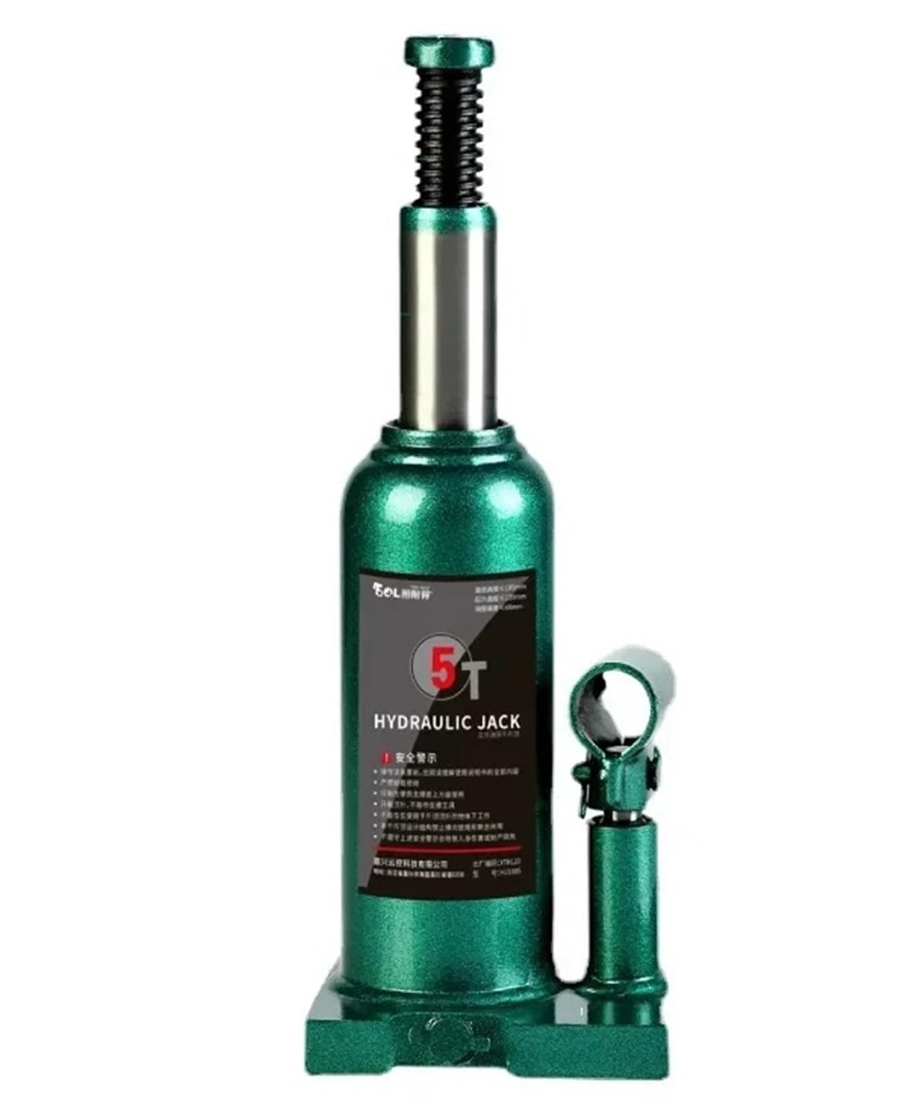 JVDDI Hydraulic Jack 5 Tons Welded Top Vertical Hydraulic Jack Car And Truck Auto Repair Oil Pressure for Vehicle SUV Van Truck Repair