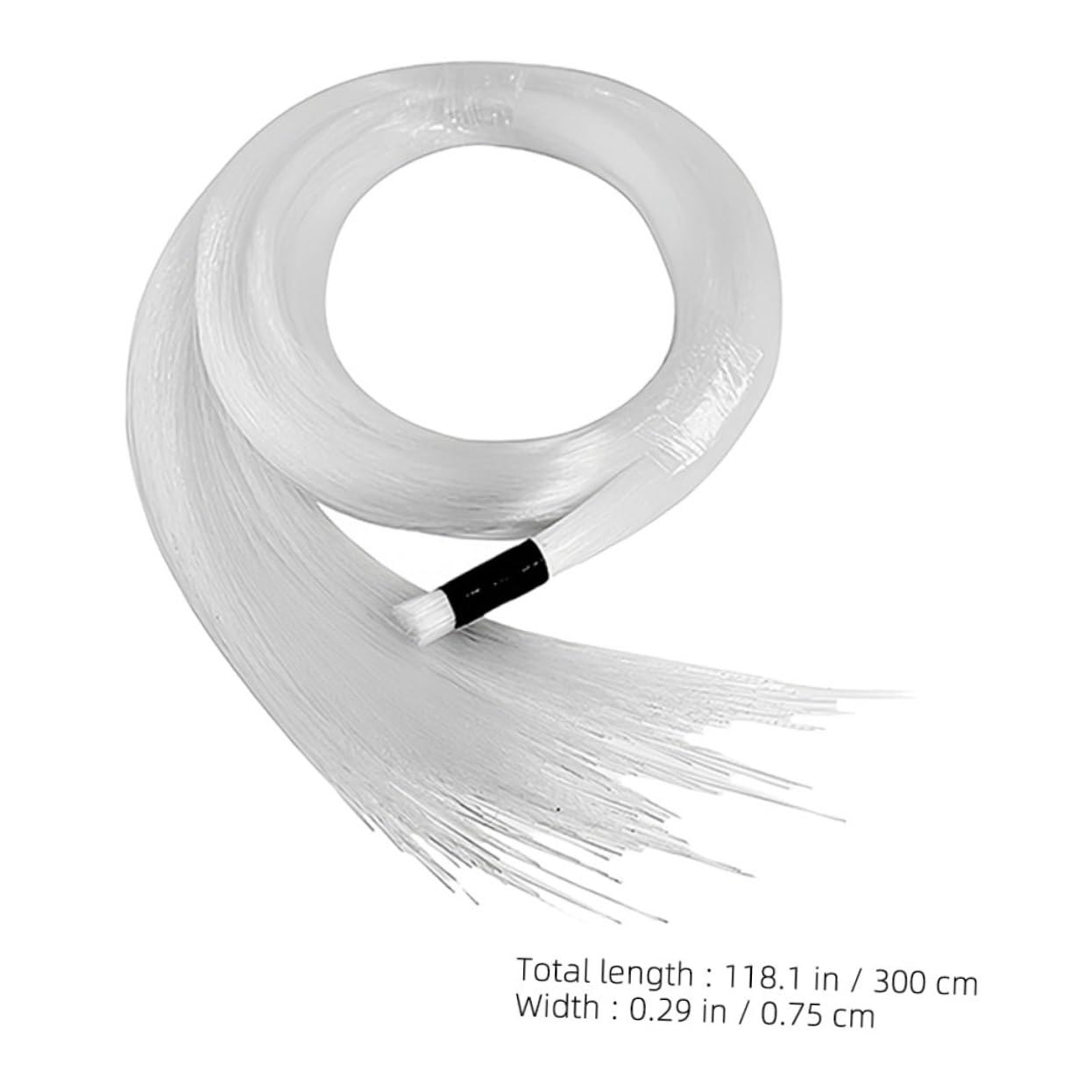 IWOWHERO 100pcs Fiber Optic Light Ceiling Led Optical Kit Reusable Plastic Lights for Indoor Outdoor Decorations