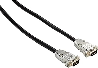 BLACK BOX NETWORK SRV - DB9 EMI/RFI Cable with Black Jacket, M-M, 5FT