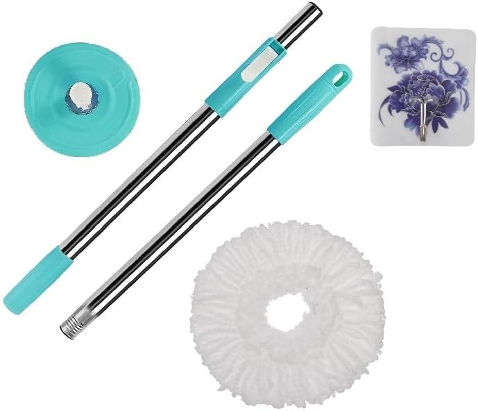 Hill Clean Floor Cleaner Mop Steel Stick Rod Only Stainless Steel Mop