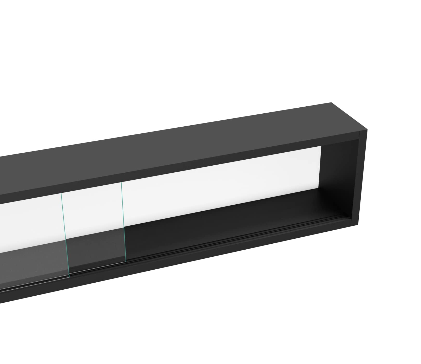 VDD Vitrine stehend hängend Wandvitrine - Schiebetüren - 95 x 18 x 12 cm