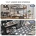 Jocoevol Metal Bunk Bed Twin Over Twin, Industrial Bunkbeds Heavy Duty Bed with Safety Guard Rails and Space-Saving Design, Steel Bed for School, Bedroom (Vintage Brown)