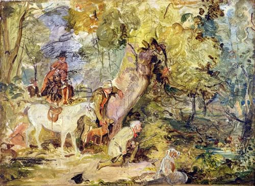 Art Tableau un croquis forestier pour salon élégant 60x90