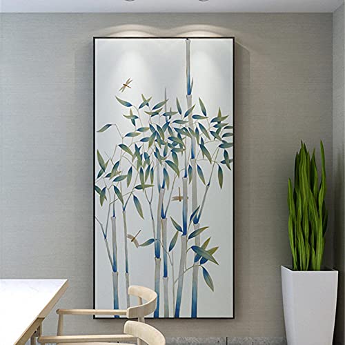 Impression feuille de bambou style zen art mural pour harmoniser votre chambre